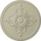 Ekena Millwork Milton Ceiling Medallion (Fits Canopies up to 7 7/8"), Hnd-Painted Clear Yellow, 40 5/8"OD x 1 3/4"P CM40MICYF - alternate 1